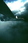 Photography of A.S.H. 25 glider photographed from wing tip
