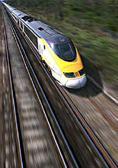 Eurostar at speed