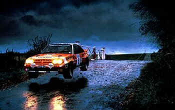 Rally car