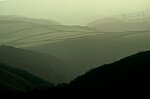 Photography of Polock Hill at dusk