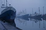 Photography of fishing trawlers in Grimsby harbour