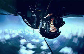 Pilot upside down