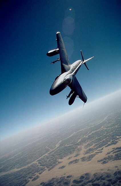 Hawker Siddeley Hunter in Oman.
