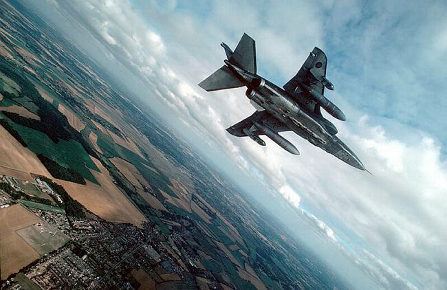 First air to air photography.