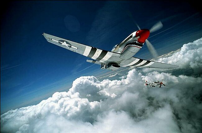 Mustang P 51 for Smirnoff vodka.