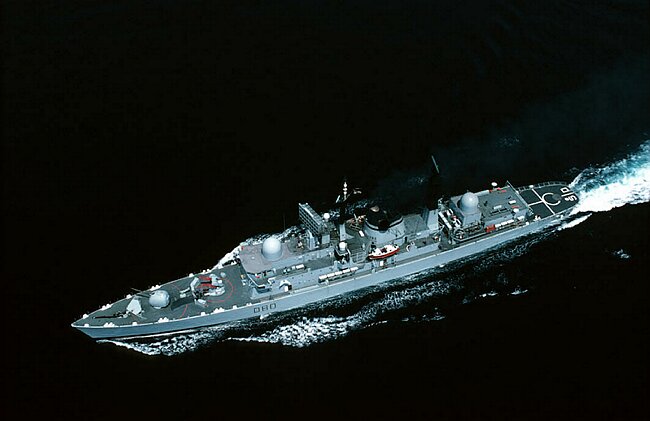 HMS Sheffield.