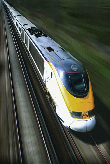 Eurostar at speed.