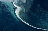 Interesting sand bar off the coast of Northern Ireland